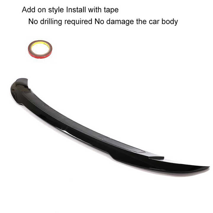 Car Rear Trunk Wing Spoiler High Quality ABS Material Lip Wing Spoiler 