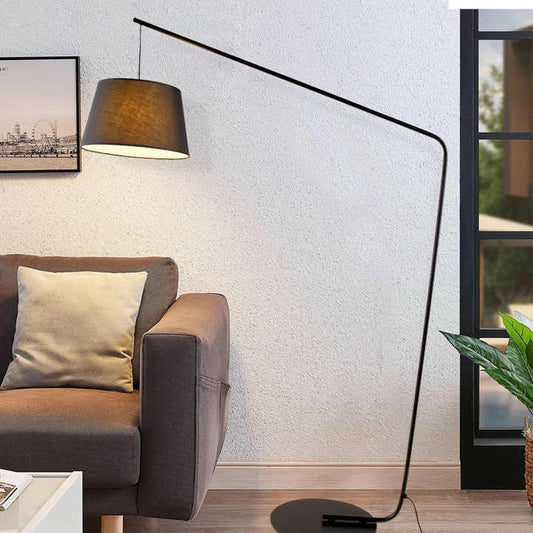 Freestanding fishing floor lamp.