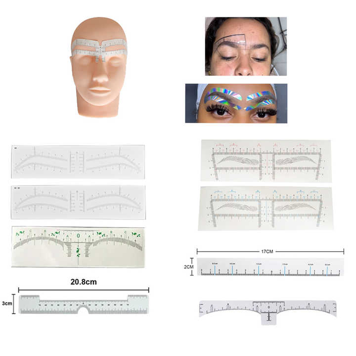 New eyebrow drawing tool sticker fix and clean 