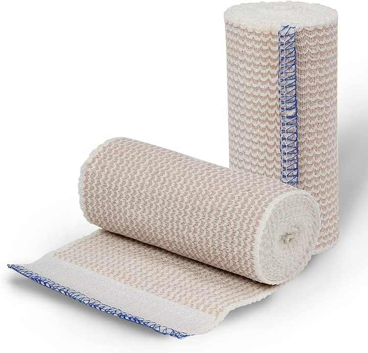 Highly elastic, breathable compression bandage, first aid 
