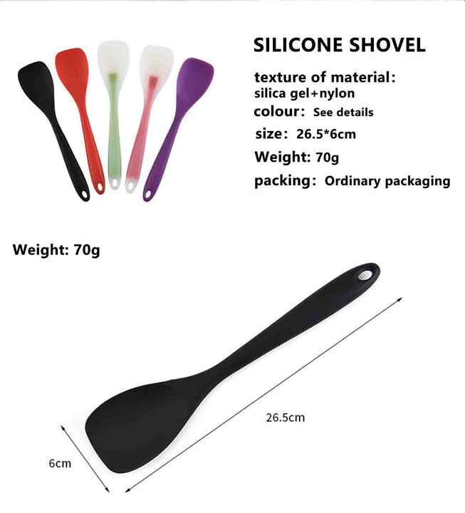Colorful Silicone Shovel for Non-Stick 