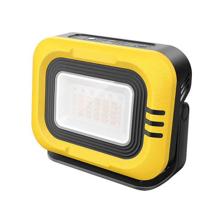 Portable LED Work Light USB Rechargeable Flashlight Outdoor Travel Camping Lamp 
