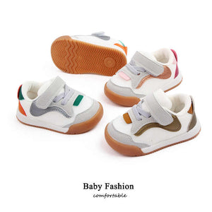 Spring and Autumn Baby Shoes, White Breathable Mesh 