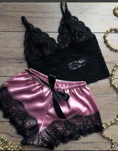 Soft and comfortable satin pajama set 