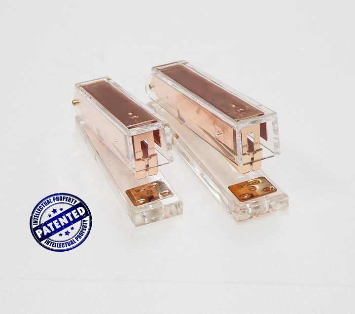 Huisen Luxury Office Stationery Set Rose Gold Metal Clear 