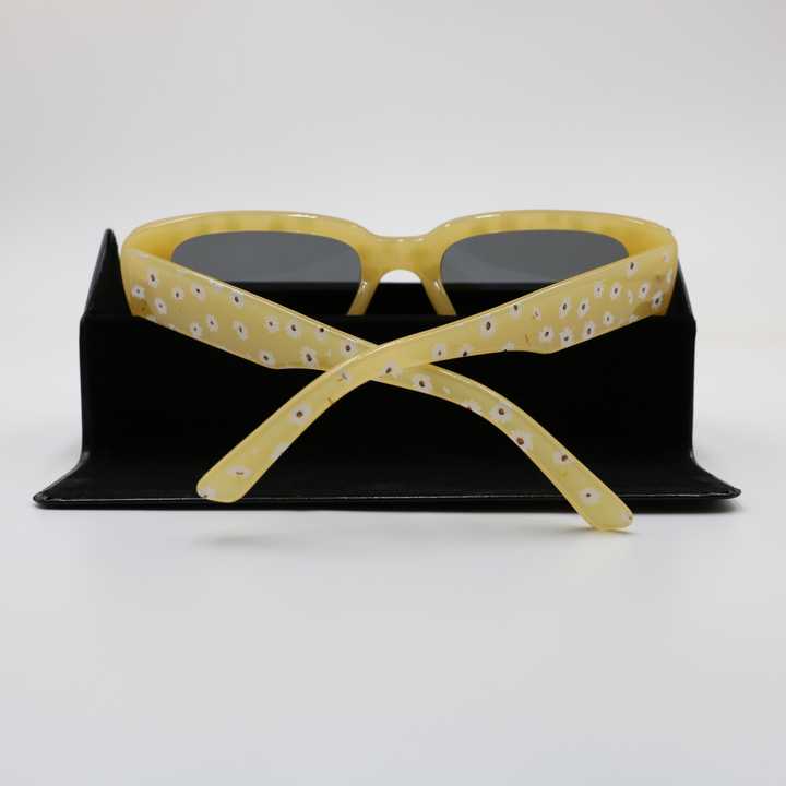 Lbashade Women's Vintage Designer Square Sunglasses 