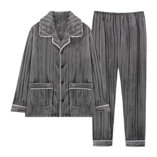 New Style Polyester Coral Fleece Men's Suit 