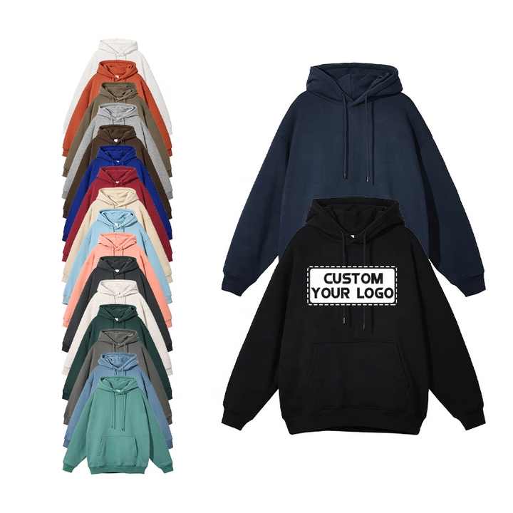 Cotton Oversize Embroidery Hoodie 