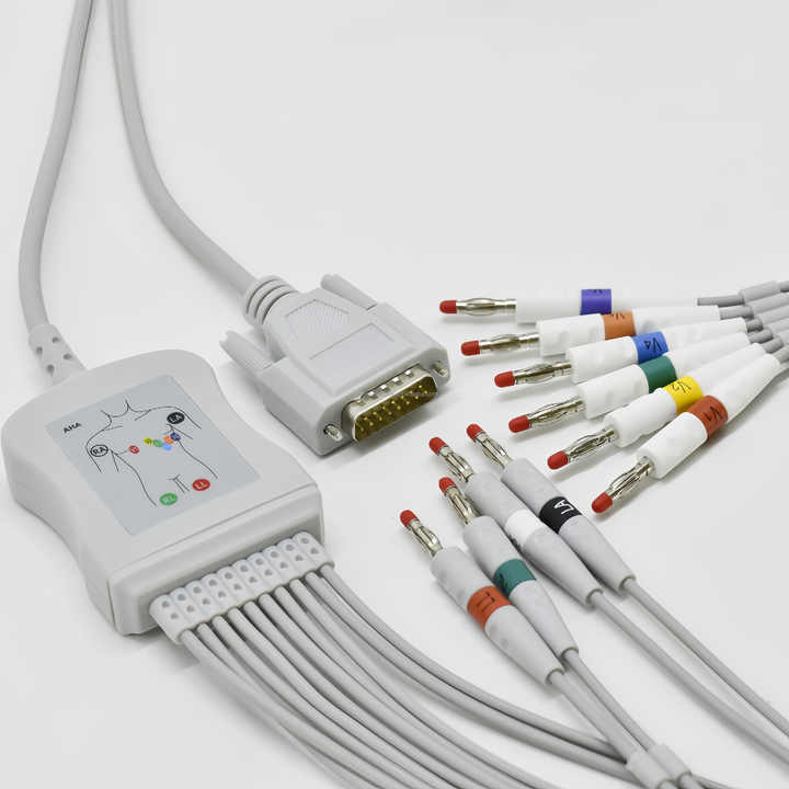 Compact ECG device compatible with EKG machine 