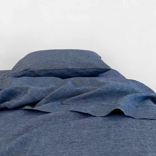 Natural French Linen Bedspreads 