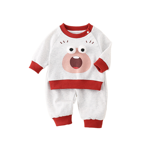 Two-Piece Set Children's Suit for 0-36 Months - New Design Spring and Autumn Baby Clothes Set, 