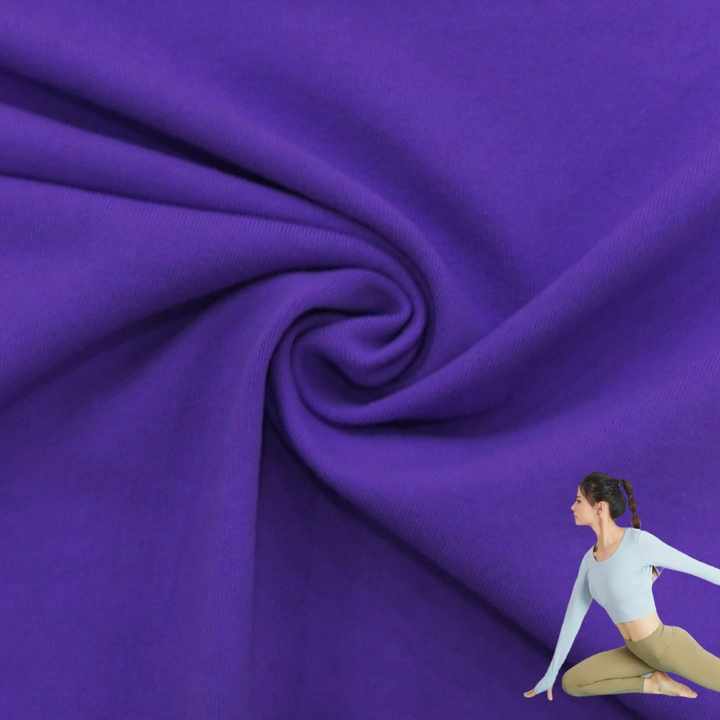 Recycled ribbed fabric made from spandex rib 