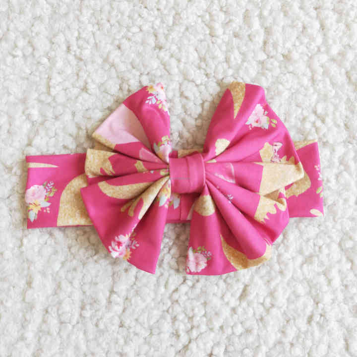 اكسسوارات شعر الأكثر مبيعًا رضع بعقدة فراشية للرأس اكسسوارات