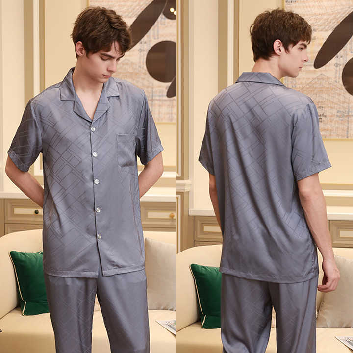 Men's spring and summer pajamas, sleepwear. 