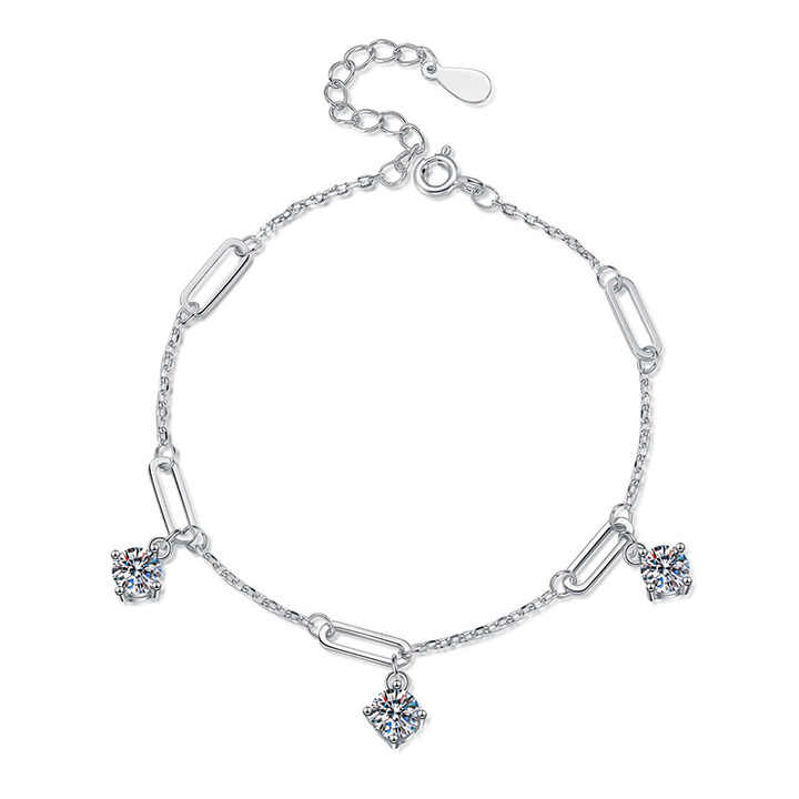 Luxury silver bracelet 
