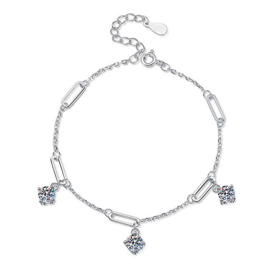 Luxury silver bracelet 