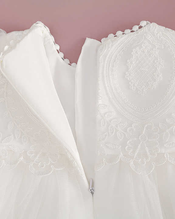 Little Girls Baptism Dresses Lace Special Occasion Dress 