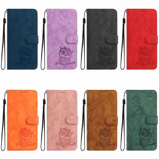 محفظة أعمال PU لهاتف iphone 13 14 15 16 Owl ملحقات الهاتف المحمول الجلدية لـ  كفرات