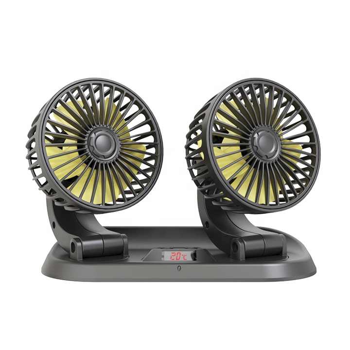 Double Head Car Fan, 2023 Fan Accessories. 