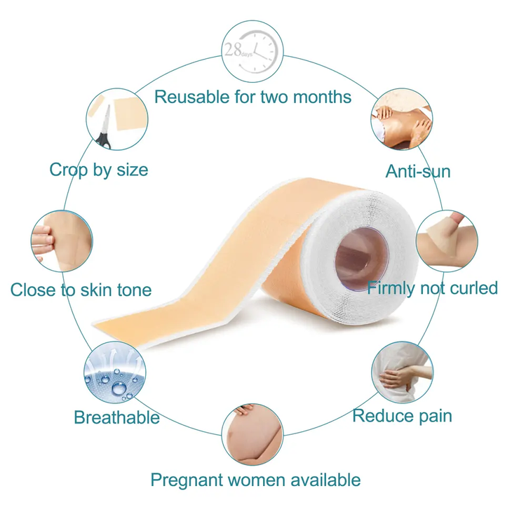 Reusable Silicone Scar Sheet Scar Repair Sticker for 