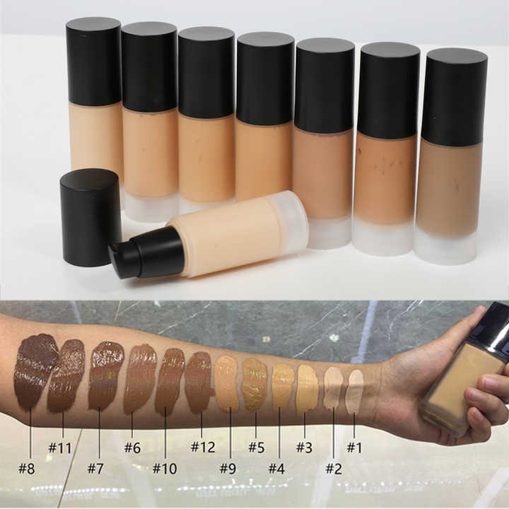 Private Label Matte Waterproof Foundation Makeup No Logo Liquid Foundation 