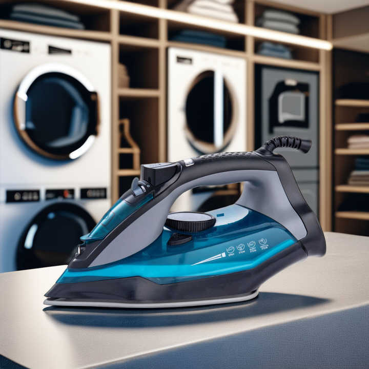 Portable electric steam iron 