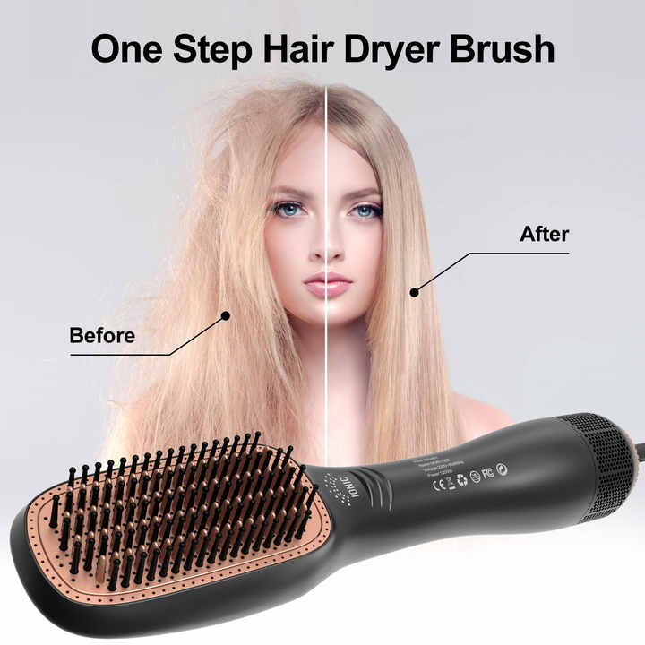 hot air comb hair dryer 