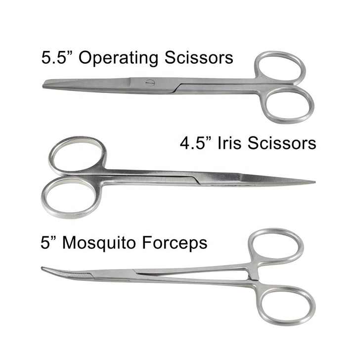 Popular good quality silicone suture set for medical. 