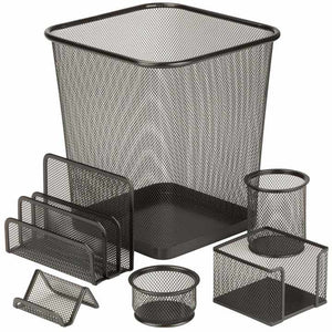 Business Office School Supplies Metal-Mesh Desk Set 