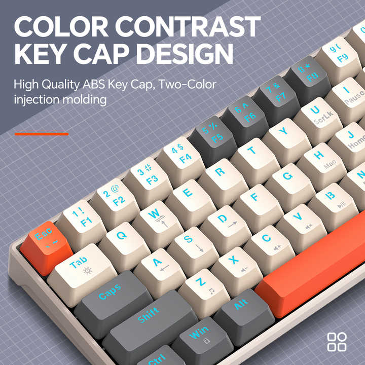 blue key with light