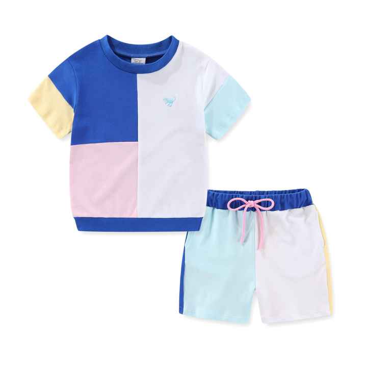 تي شيرت قطني شورت غير رسمي   T-shirt Shorts Casual Printed