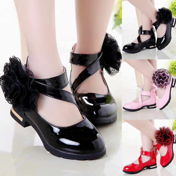 Girls' party heels, medium heels 