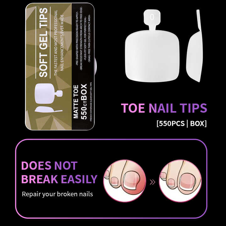 Handmade 550-Piece Nail Art Collection 