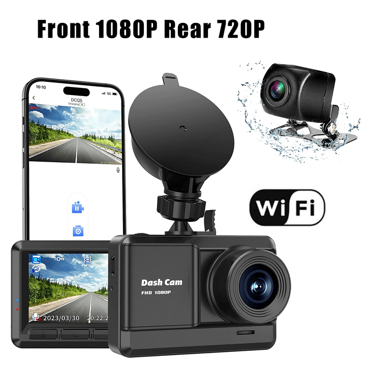Dash camera. 