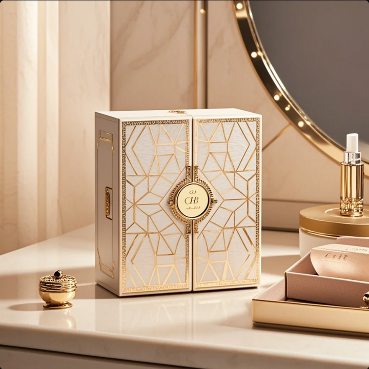 Double Door Opening Magnetic Book - Luxury Paper Box 