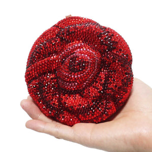 حقيبة يد نسائية فاخرة من حجر الكريستال الماسي