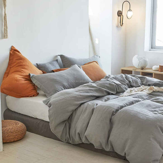Natural French Linen Bedspreads 
