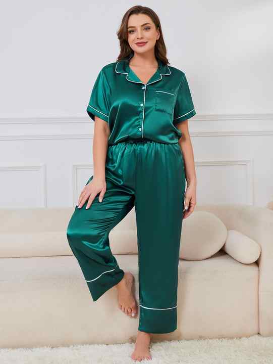 Women's long-sleeved pajamas 