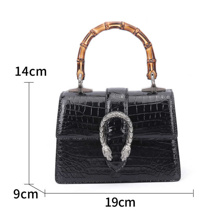 Luxury Women's Handbags - Ladies Bamboo Handle Handbags 