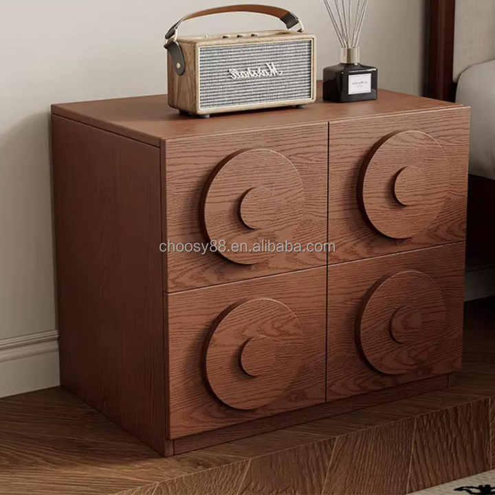 Traditional solid wood multi-functional sideboard, 