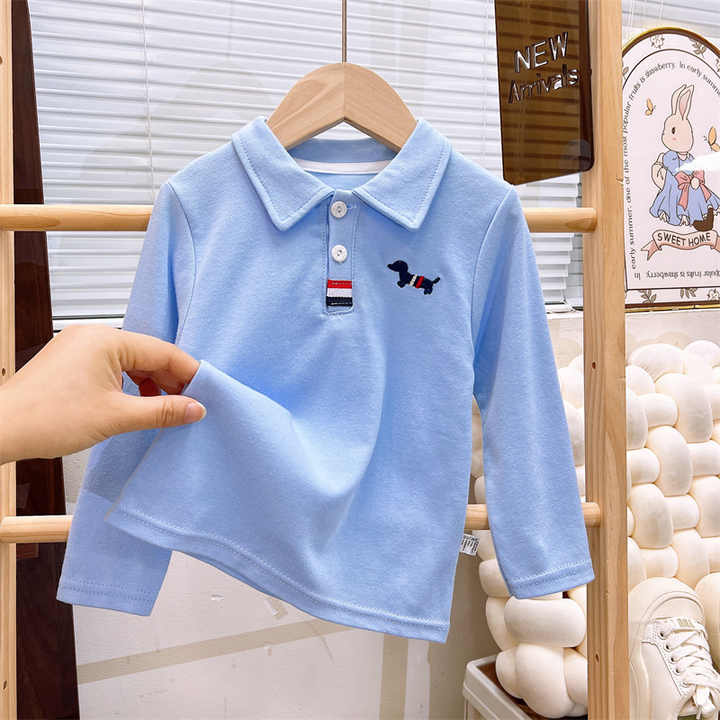 تي شيرت أطفال بأكمام طويلة من القطن الخالص . Pure cotton long sleeve children's t-shirt,