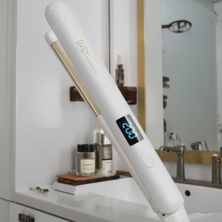 Dual-Purpose Long-Lasting Ceramic Hair Styling Iron. 