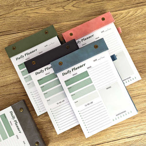 A5 Schedule Notebook Daily Plan Book-للجدول الزمني