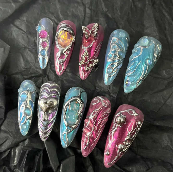 JOYPET New Fashion Design Custom-Long Artificial Nails 
