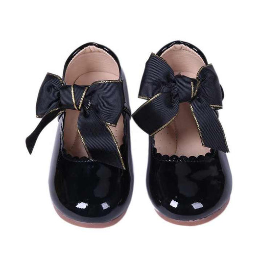 Black girls flat shoes 