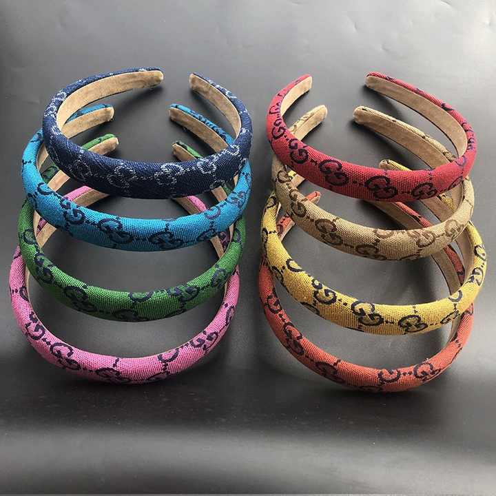 Designer Print Headbands Embellished 