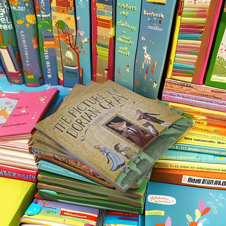 Digital cover book stories with offset printing and artistic illustrations 