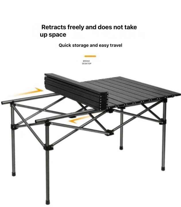 folding outdoor table 