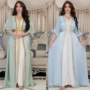 Silk caftans and jalabiyas 