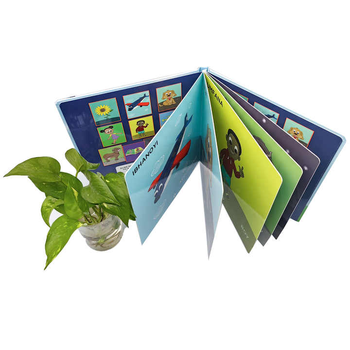 ألواح مصورة للأطفال بغلاف مقوى حسب الطلب روايات